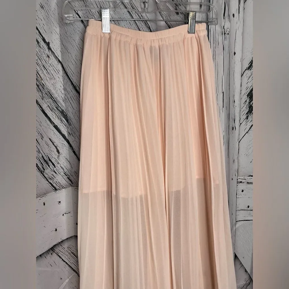 Victoria’s Secret Sheer Pleated Maxi Skirt